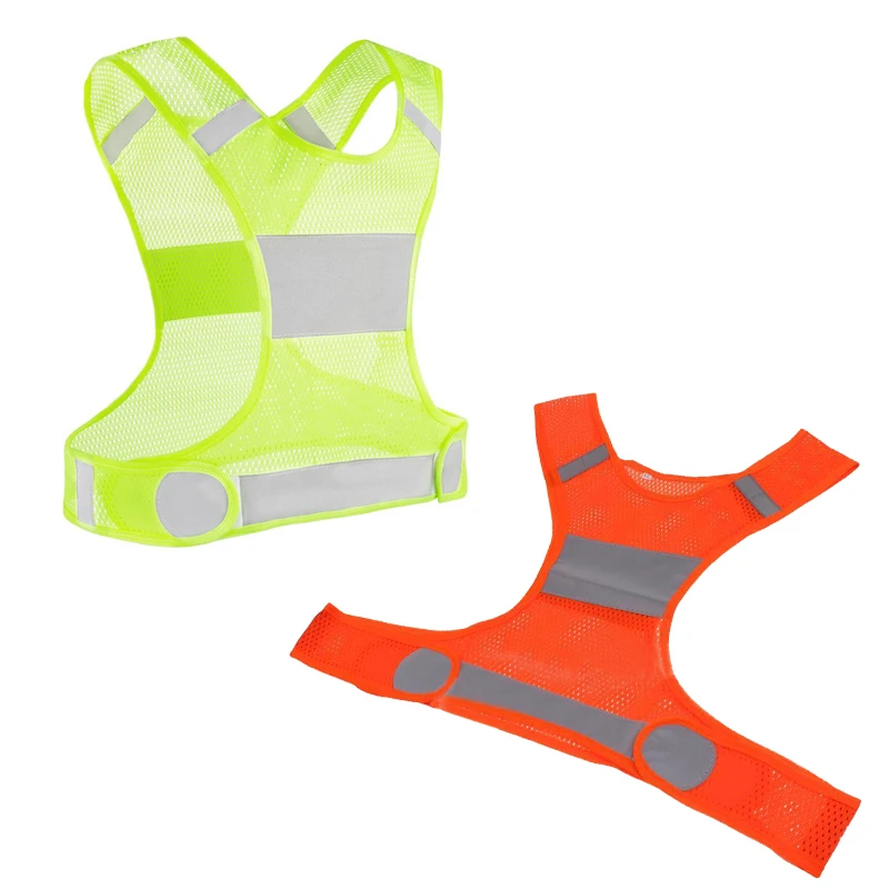 Outdoor Running Reflective Vest Cycling Vest Lightweight Safety Fishing Sports Gear for Women Men Jogging Walking safety vest reflective safety vest cycling vest