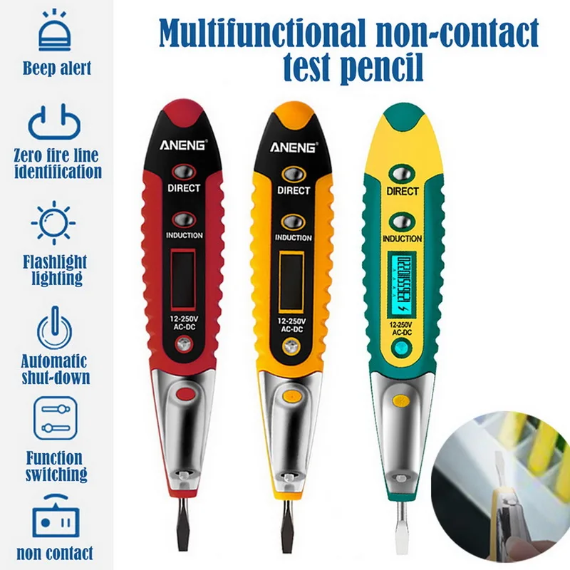 

High-precision Digital Display Test Pencil Multi-functional Non-contact Test Pencil Intelligent Sensor Line Voltage Detector
