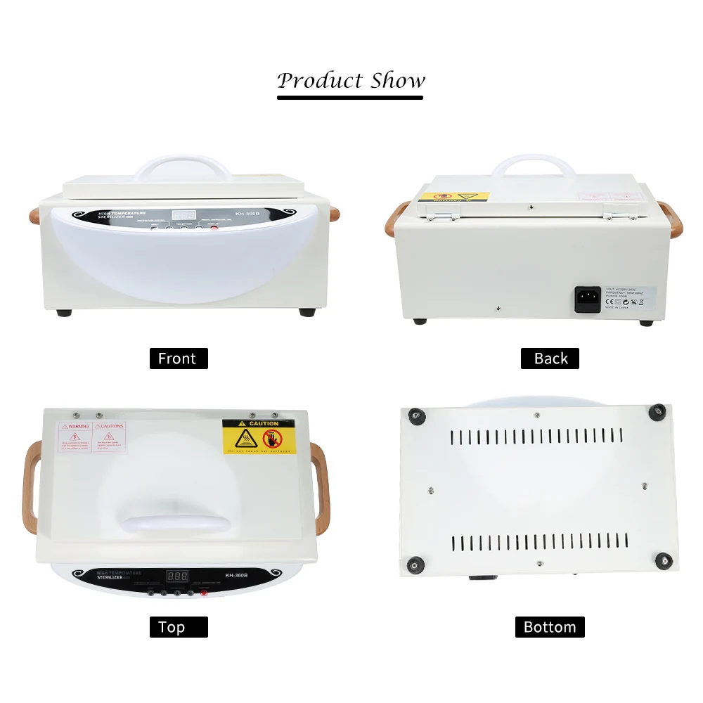 Kaufen Gustala 220V Hohe Temperatur Sterilisator Elektrische Maniküre Nagel Werkzeuge Desinfektion Schrank Tragbare Geräte Sterilisieren Werkzeug
