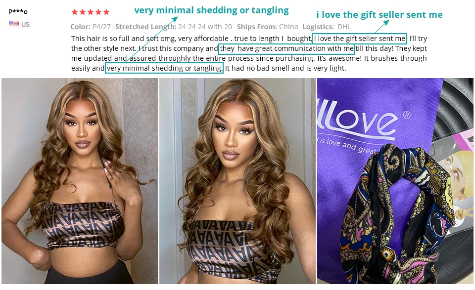 H481a603f88d84cf29fc11bd8f7c98823M Allove Highlight Bundles Brazilian Body Wave Human Hair Bundles 4/27 Honey Blonde Colored Brazilian Hair Weave Bundles 1/3/4 PCS Mallzona