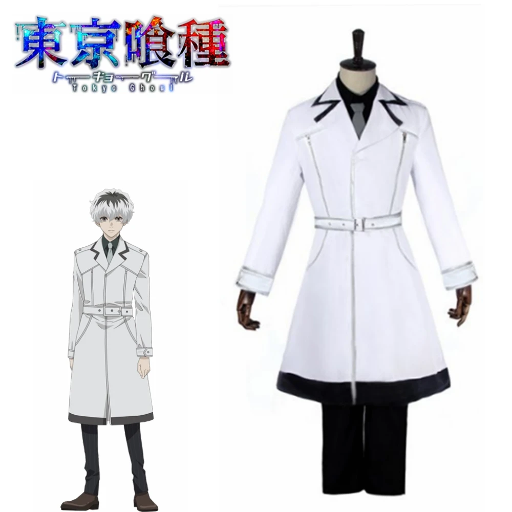Одежда с надписью «Tokyo Ghoul Сасаки хайсе для косплея канеки кэна, Ветровка унисекс форма Сасаки хайсе, Косплэй костюм