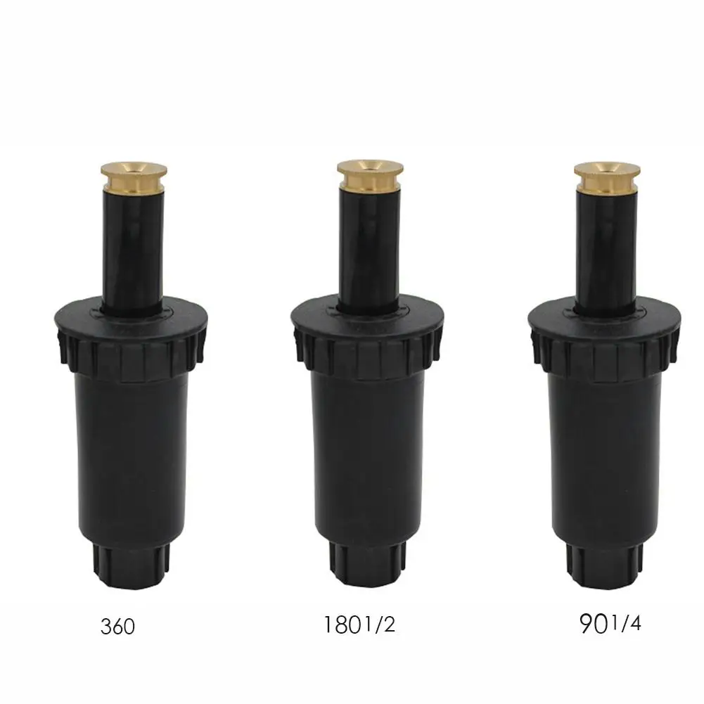 90/180/360 Degrees Rotate Pure Copper Buried Spray Automatic Pop-up Telescopic Lawn Nozzle Gardening Irrigation Tools | Дом и сад