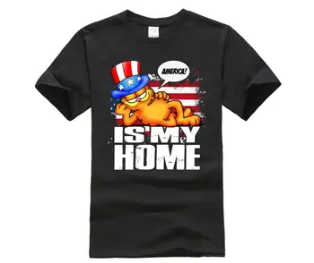 

America Is My Home Garfield Independence Day 4th Of July Shirts