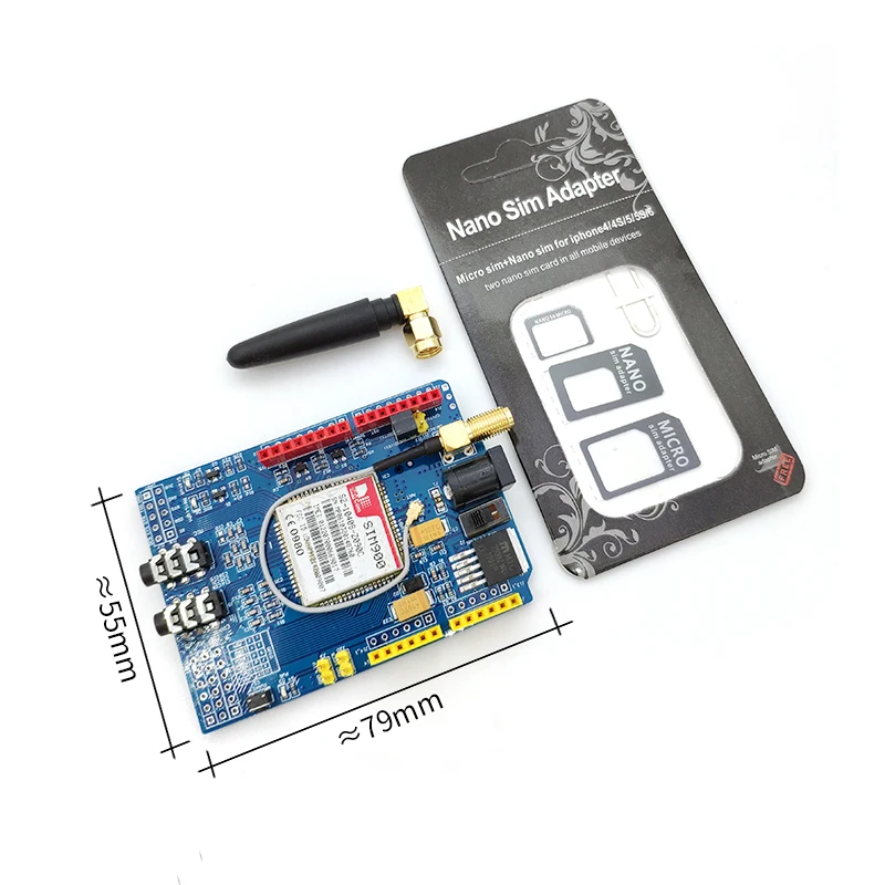SIM900 GPRS/GSM Защитная макетная плата четырехдиапазонный модуль|Интегральные схемы| |