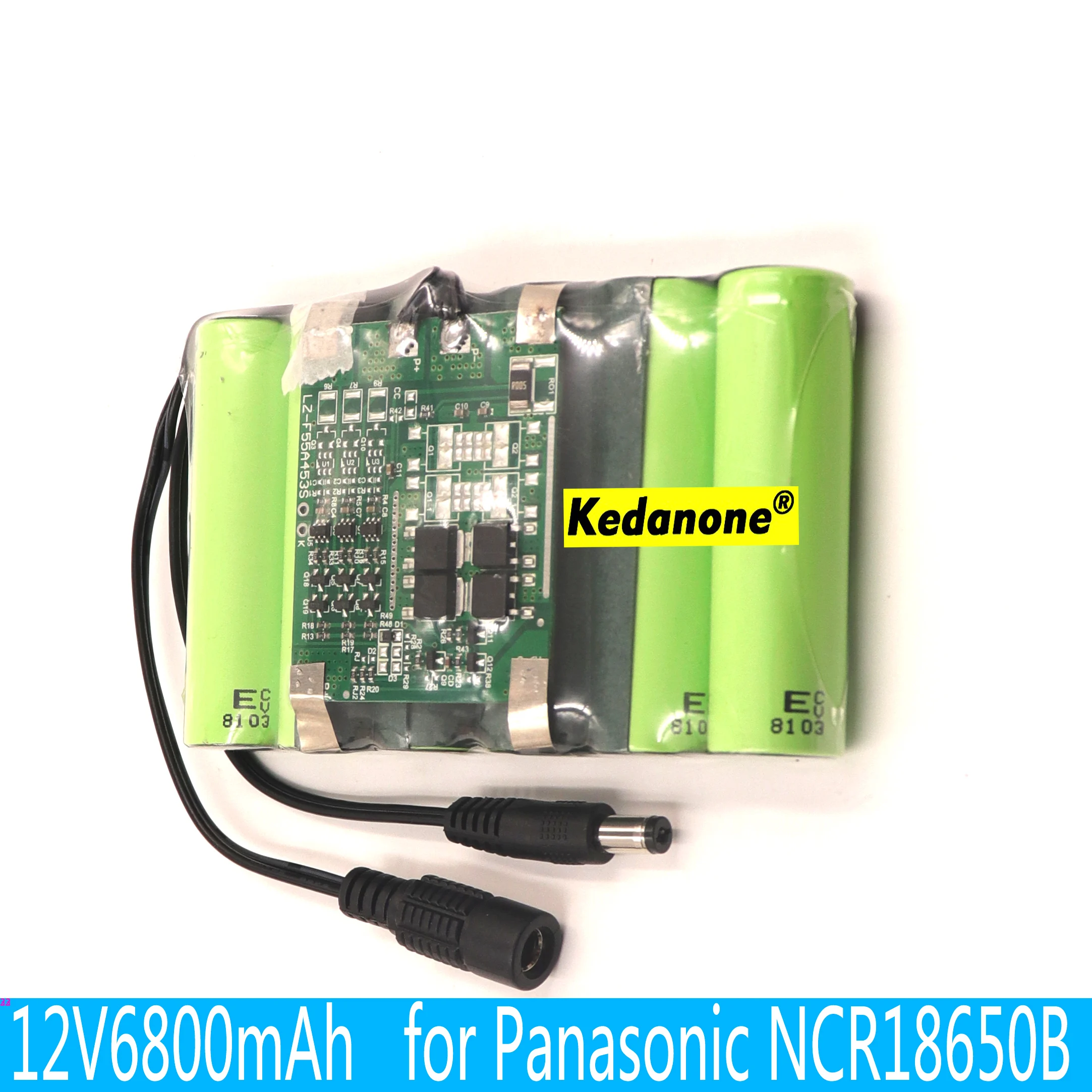 2020 NEW 18650B Portable Super 18650 Rechargeable Lithium Ion battery pack capacity DC 12 V 6800 Mah CCTV Cam Monitor | Электроника