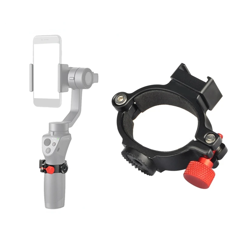 Per Dji Osmo Mobile 2 Gimbal Per Osmo Extension Ring Adapter Clip Con Hot Cold Shoe Rosetta Gear Phone Led Video Light Mount