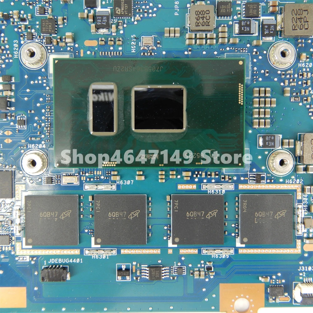  UX490UA i5-7200CPU Mainboard REV2.1 For ASUS UX490 UX490U UX490UA Laptop motherboard UX490UA Mother