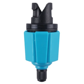 

Sup Pump Adapter Inflatable Boat Alloy Durable Air Converter Blue Compressor Professional Convenient Mini Kayak Accessory