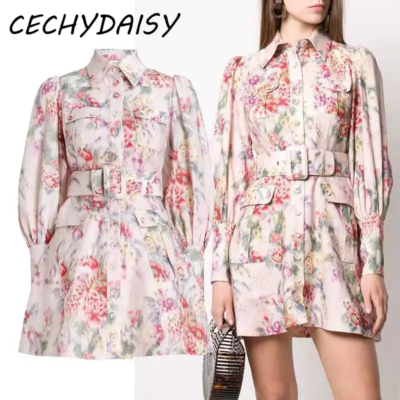 floral blouse dress