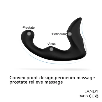 PHANXY Remote Control Male Prostate Massager Vibrator For Men Silicone Butt Plug SexToy For Gay beginners Tail Anal Plug Sex Toy 4
