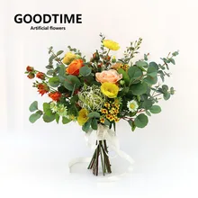 Искусственный Букет невесты розы свадебный букет для подружек невесты свадебные цветы Свадебный букет свадебные аксессуары лес
