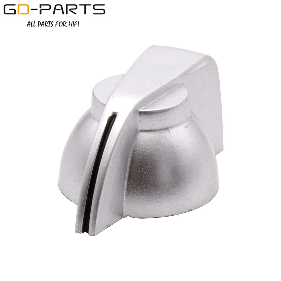 Pulsante manopola testa di pollo in plastica per charra audio Hifi BASS AMP Effetto pedale Overdrive Cabinet 1/4 6.4mm Foro inserto in ottone  44