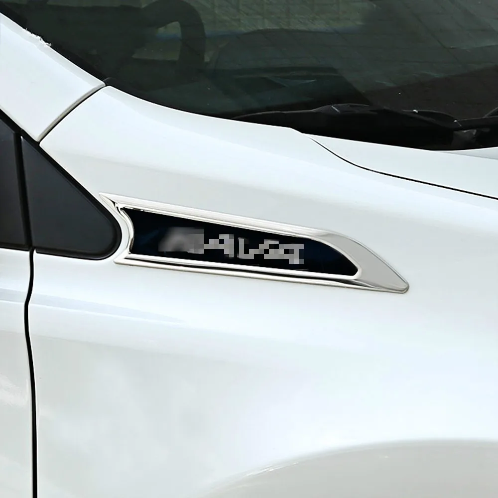 

2Pcs for TOYOTA RAV4 2013-2016 2017 2018 Accessories Side Wing Badge Emblem Fender Decal Body Moldings