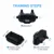 Pet Dog Training Collar Remote Electric Shock Vibration Перезаряжаемый Непромокаемый Синий ЖК-дисплей Для 3 Собак