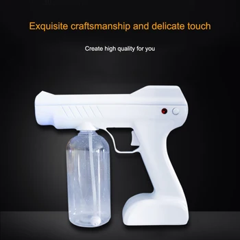 

Electrostatic Sprayer Fogger Machine Handheld Rechargeable Mist Maker with Blue Light for School Home Public Places 66CY