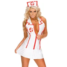 Униформа медсестры Косплей Женщины ролевое оснащение для игр Эротическое белье Униформа сексуальное платье костюмы для Хэллоуина Apperal Chemise