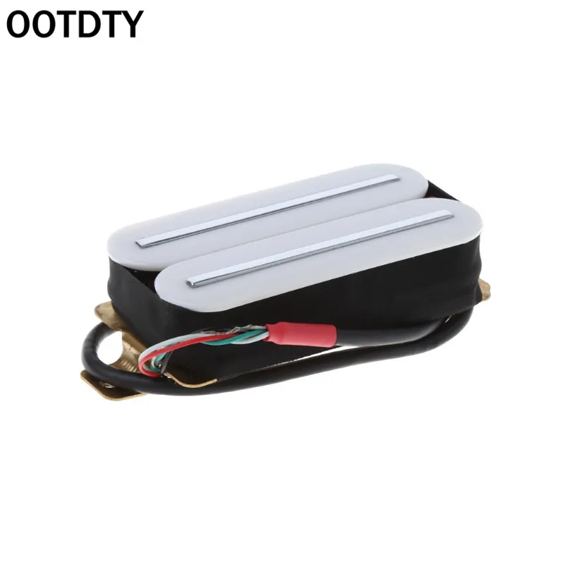 OOTDTY Electric Guitar Pickup Ceramic Dual Rail Double Coil Humbucker 57 High Output suit for guitar