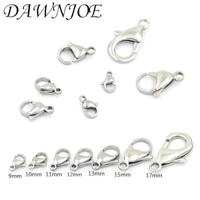 10-30Pcs Stainless Steel Gold Plated Lobster Clasp Claw Clasps For Bracelet  Necklace Chain Diy Jewelry Making Findings Supplies - AliExpress