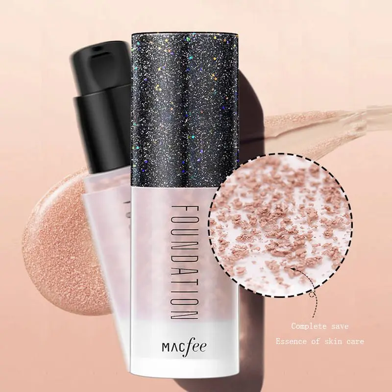 Waterproof Bubble Foundation Moisturizing Oil Control Long-Lasting Concealer Brighten Skin Color Foundation