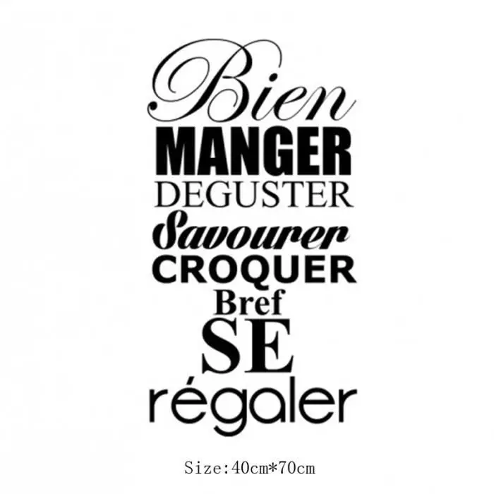 Bien Manger новые стильные испанские импортные товары экспортные пословицы гостиная спальня наклейки на стену оптом настраиваемые FA2029