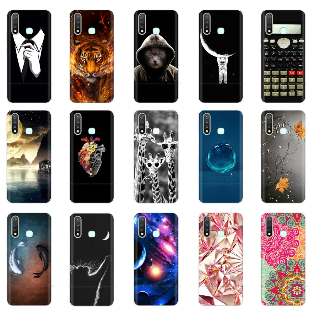 

For vivo Y19 Case Silicone Soft Clear TPU Cover For vivo Y19 Case Y 19 2019 Cover 6.53 inch Coque For VIVO Y17 Y12 Y91C Y5S Case
