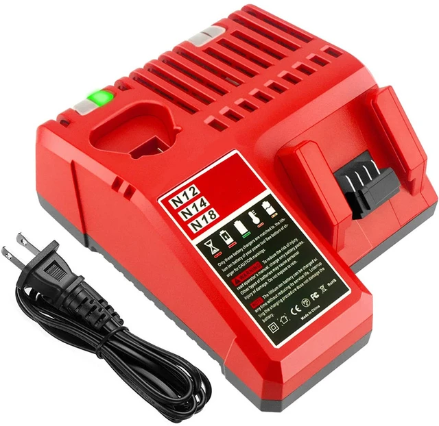 for Milwaukee 18V XC Lithium Battery Multi-Packs with Rapid Charger | for Milwaukee M18 & M12 Batteries