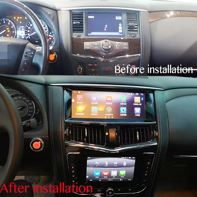 

Car Multimedia Android GPS Screen Audio Radio CarPlay Navi For Nissan Patrol Armada Royale Y62 For Infiniti QX80 12.3 INCH