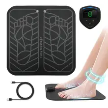 ANLAN Электрический EMS массажер для ног ABS физиотерапия Восстанавливающий педикюр вибратор для ног беспроводной стимулятор мышц ног унисекс