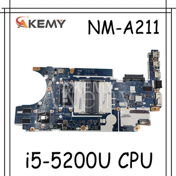 

Akemy NM-A211 Motherboard For Lenovo Thinkpad E450 E450C CE450 NM-A211 Laotop Mainboard with R5 M240 GPU i5-5200U CPU