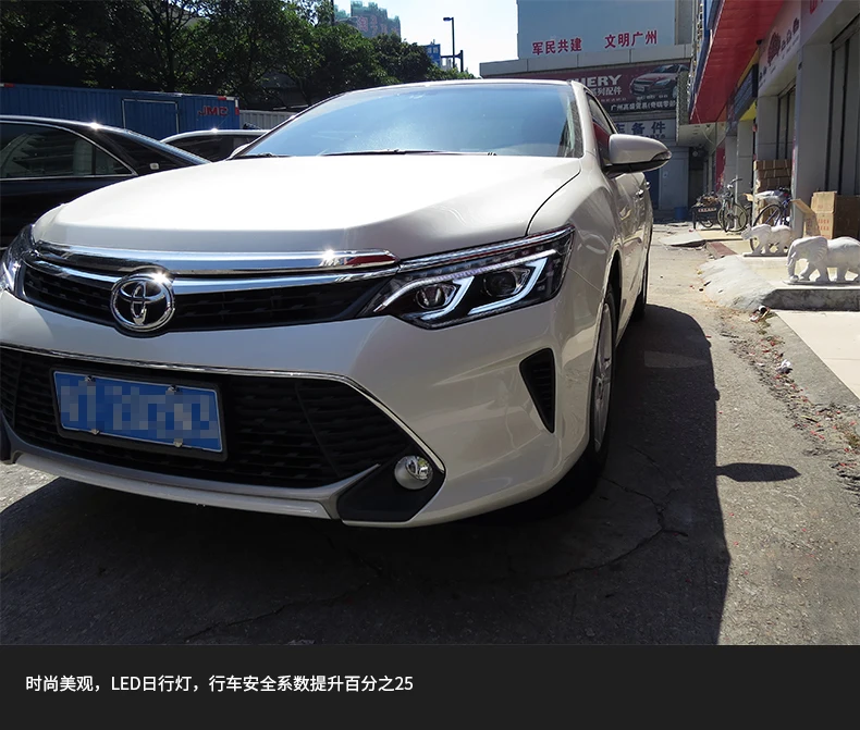 Автомобильный Стайлинг для Toyota- фара Camry светодиодная фара дальнего света Camry светодиодный DRL динамический сигнал поворота hid фары аксессуары