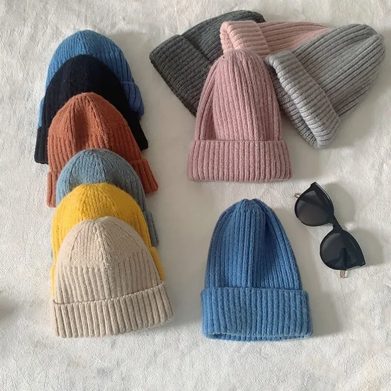 

hat hat tide dome warm wool hat women autumn and winter leisure cold hat round top melon skin hat cute hats for women