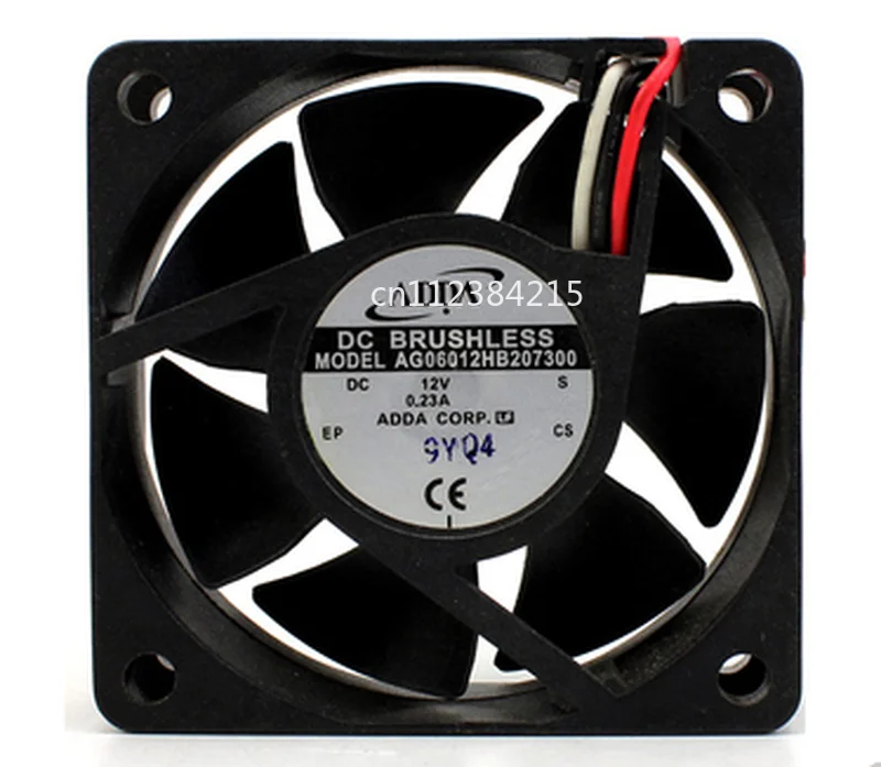 AG06012HB207300 6025 12V 0.23A 6 см вентилятор охлаждения