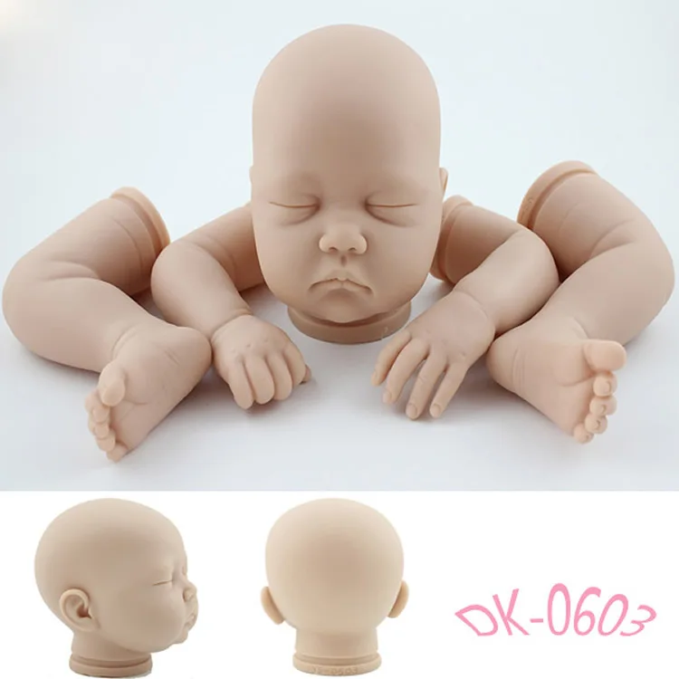 Reborn Doll Kit Неокрашенная модель неготового продукта полный конечность полный комплект высокое искусство руководство Кукла Плесень Мягкий силиконовый безопасный