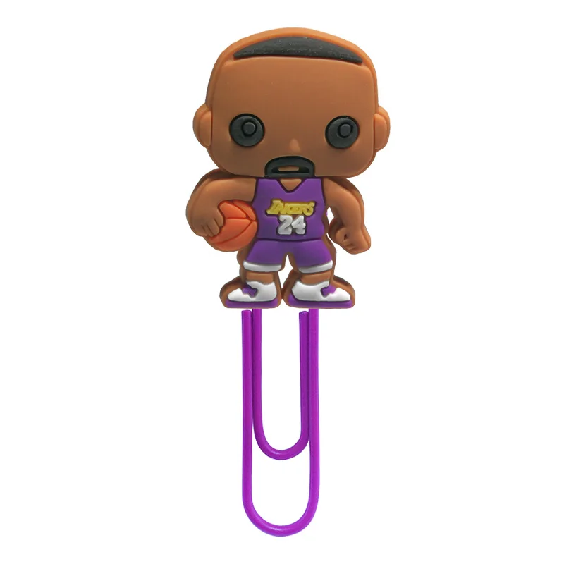 1 шт. Мультфильм Спорт Баскетбол Hoopster закладки бумажные зажимы для школы учительницы офисные принадлежности DIY украшения для детей Подарки