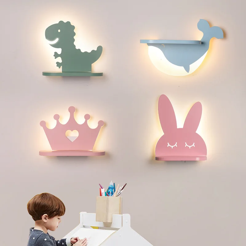 

New LED Wall Lights For Bedroom girl boy room Living Room Acrylic Corridor Sconce Indoor Lighing Lamp Luminaria Wandlamp Dero
