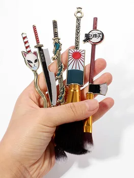 

5Pcs 2020 Jojos Bizarre Adventure Japan Anime Makeup Brush Set Blush Blending Eye Shadow Lip Cosmetic Beauty Make Up Brush