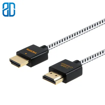 

Ultra Thin HDMI Male to Male HDMI 2.0 High-Speed Ultra Slim Low Profile Cable Support 3D 4K@60Hz, Audio Return for PS4