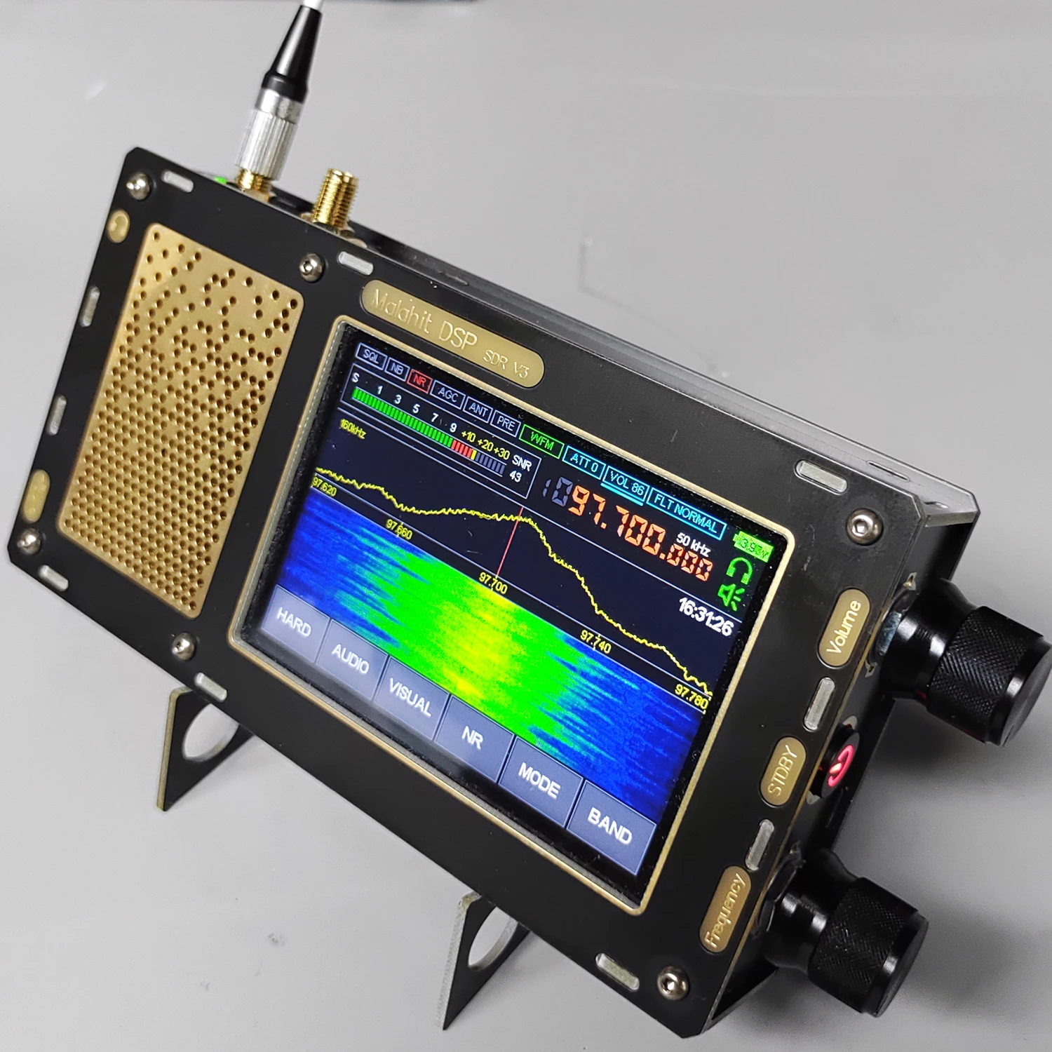 Радиоприемник Malahit DSP 1.10c малахит портативный SDR 50 кгц-2 ГГц коротковолновое радио |