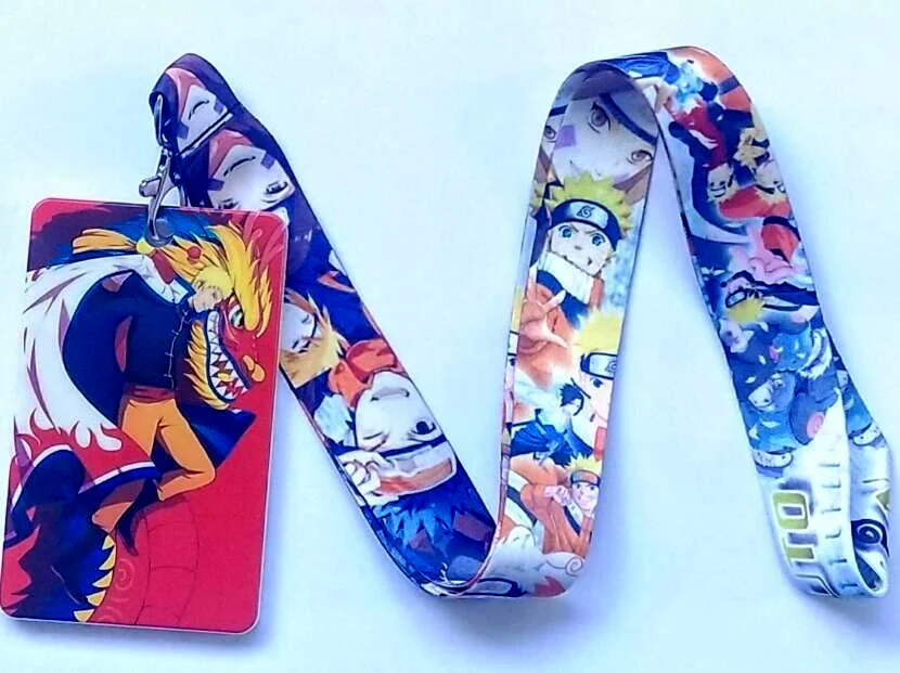 

35Pcs Japanese Anime Kimetsu no Yaiba Lanyard ID Badge Holder Key Neck Strap kids gifts ER-172