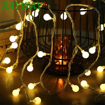 

Garland Light 10m100 LED Ball String Lights Waterproof Fairy Lights For Party Holiday Christmas LED Lights Decoration