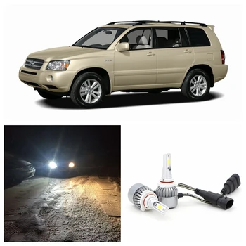 

AEdislight High Power 72W 7600LM LED Headlight Kit Low Beam Bulbs For 2001-2007 Toyota Highlander White Car Light Headlamp