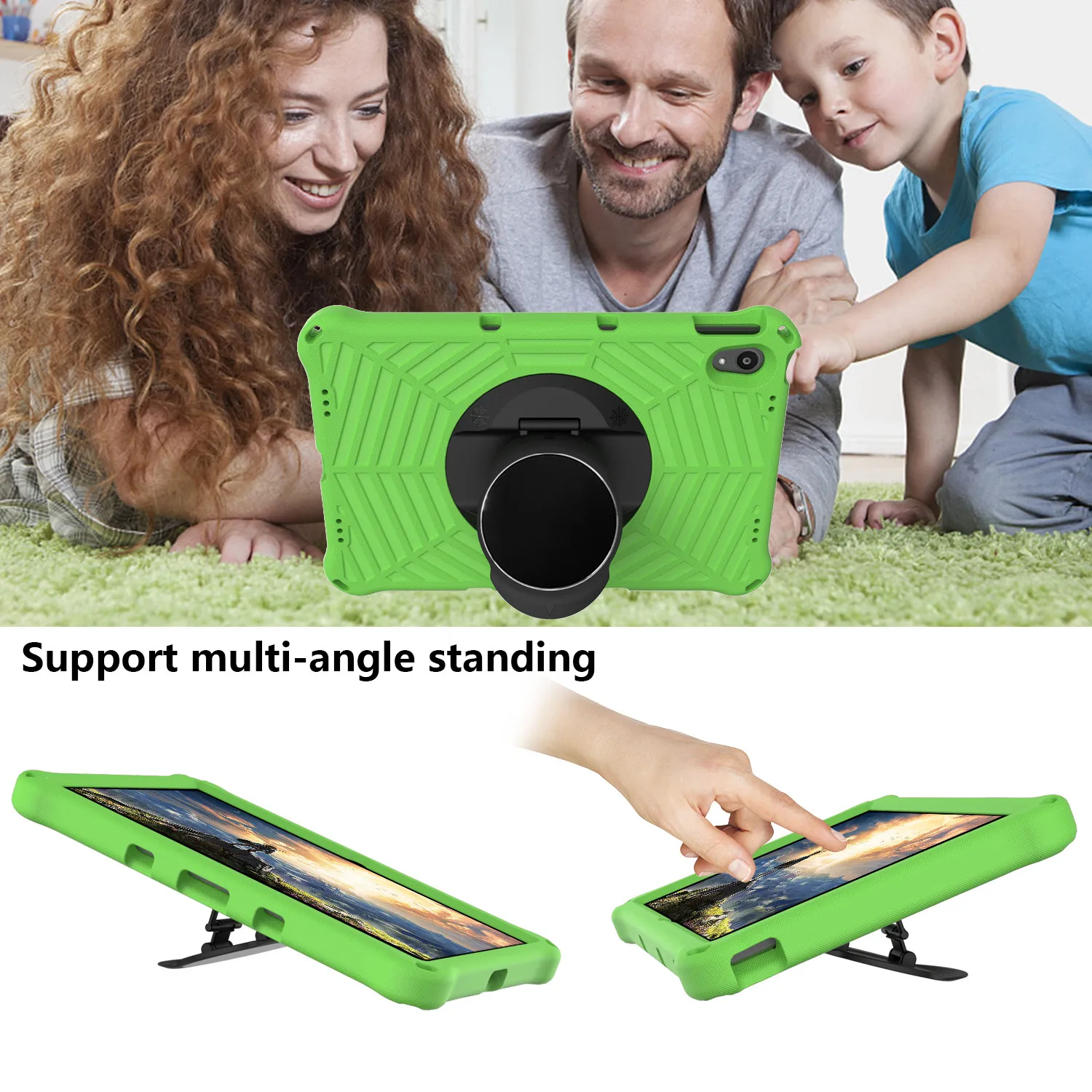 For Lenovo Tab P11 TB-J606F Case Kids Hand Strap Safe Eva Stand Cover Protector Case For Lenovo Tab P11 Plus TB-J616F Cover 11