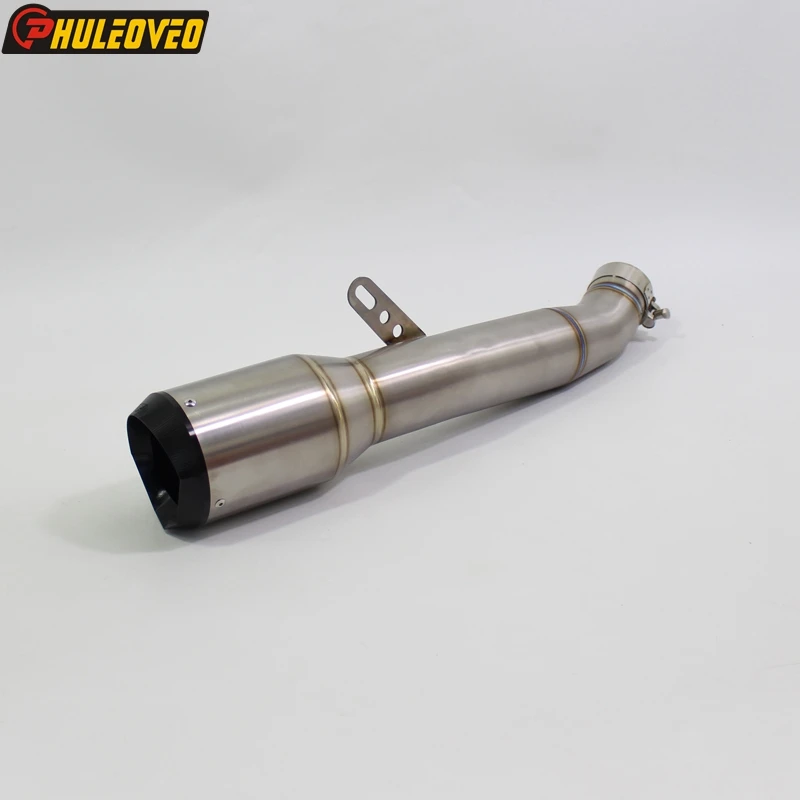 For Kawasaki ZH2 2020-2023 ZH2 SE 2021-2023 H2 H2SX SE Titanium alloy Slip-on Motorcycle Exhaust Muffler Escape Demper Link Pipe