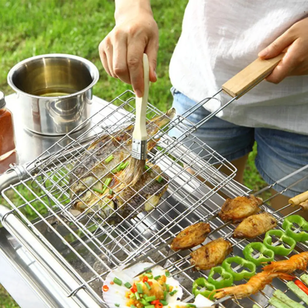 

Non-stick BBQ Grill Mat Barbecue Baking Liners Reusable Teflon Cooking Sheets 40 * 30cm Cooking Too