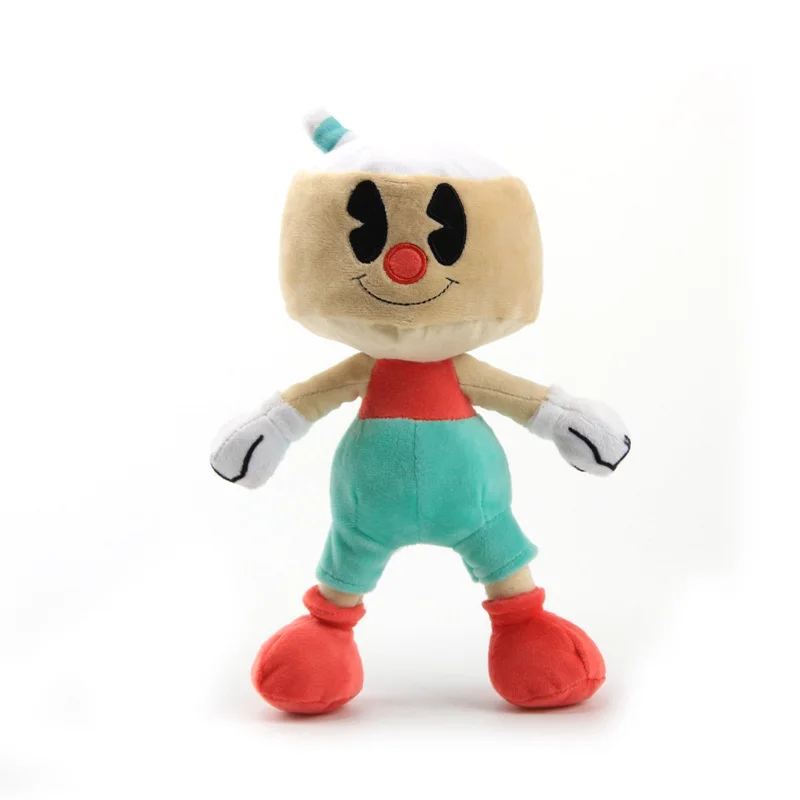 13 стилей Cuphead плюшевые куклы игрушки Mugman The Chalice Мягкие плюшевые мягкие игрушки милый мультфильм Кукла Детская рождественские подарки - Цвет: 25cm Puphead