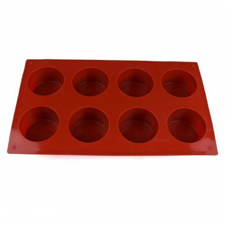 Cylinder Shape Silicone Mold For Baking Mousse Cake Candle Silicone Form Pastry Tools Bakery Silicone Molds Cake Form