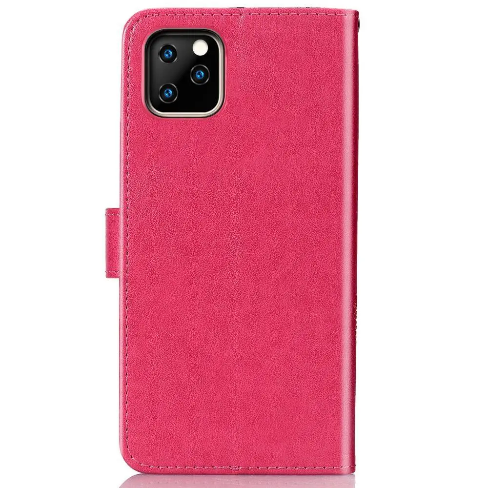 Чехол с клевером для iPhone X XR XS Max 7 8 6 6S Plus 5 5S SE 4 4S кожаный флип-чехол для iPhone 11 Pro 11Pro Max X XR XS Max