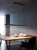 Dining room chandelier Nordic modern lamp dining table bar lamp restaurant lights kitchen lights office company led strip lamps 1