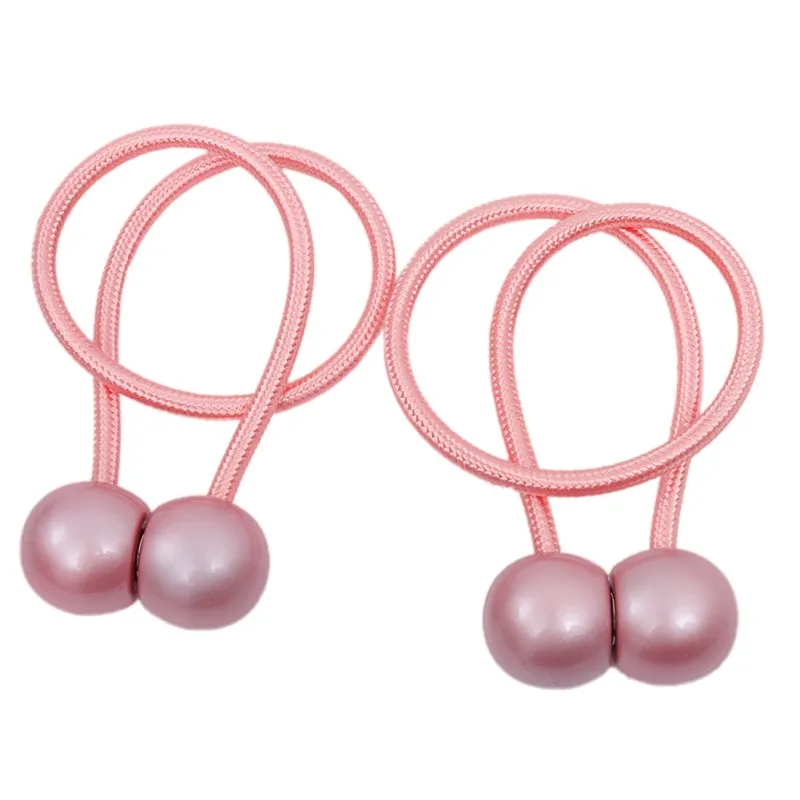 Cute Candy Color Curtain Tie Band Magnet Curtains Buckles with Magnet Curtain Buckle Holder Tieback Curtain Supplies 2Pcs H1 x