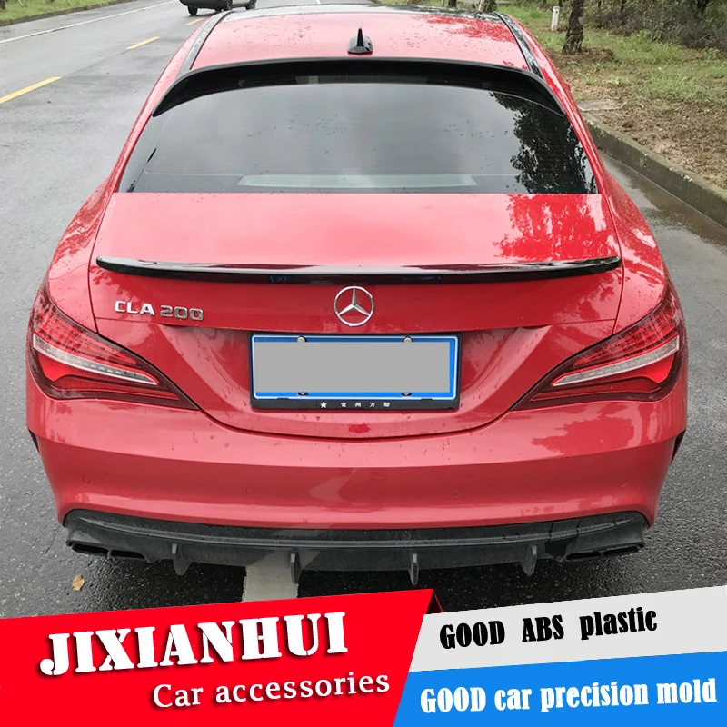 Спойлер на крышу для W117 2015-2018 Mercedes-Benz CLA CLA180 CLA200 спойлер из АБС-пластика цветной